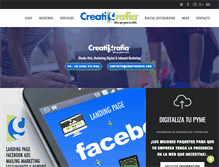 Tablet Screenshot of creatigrafia.com